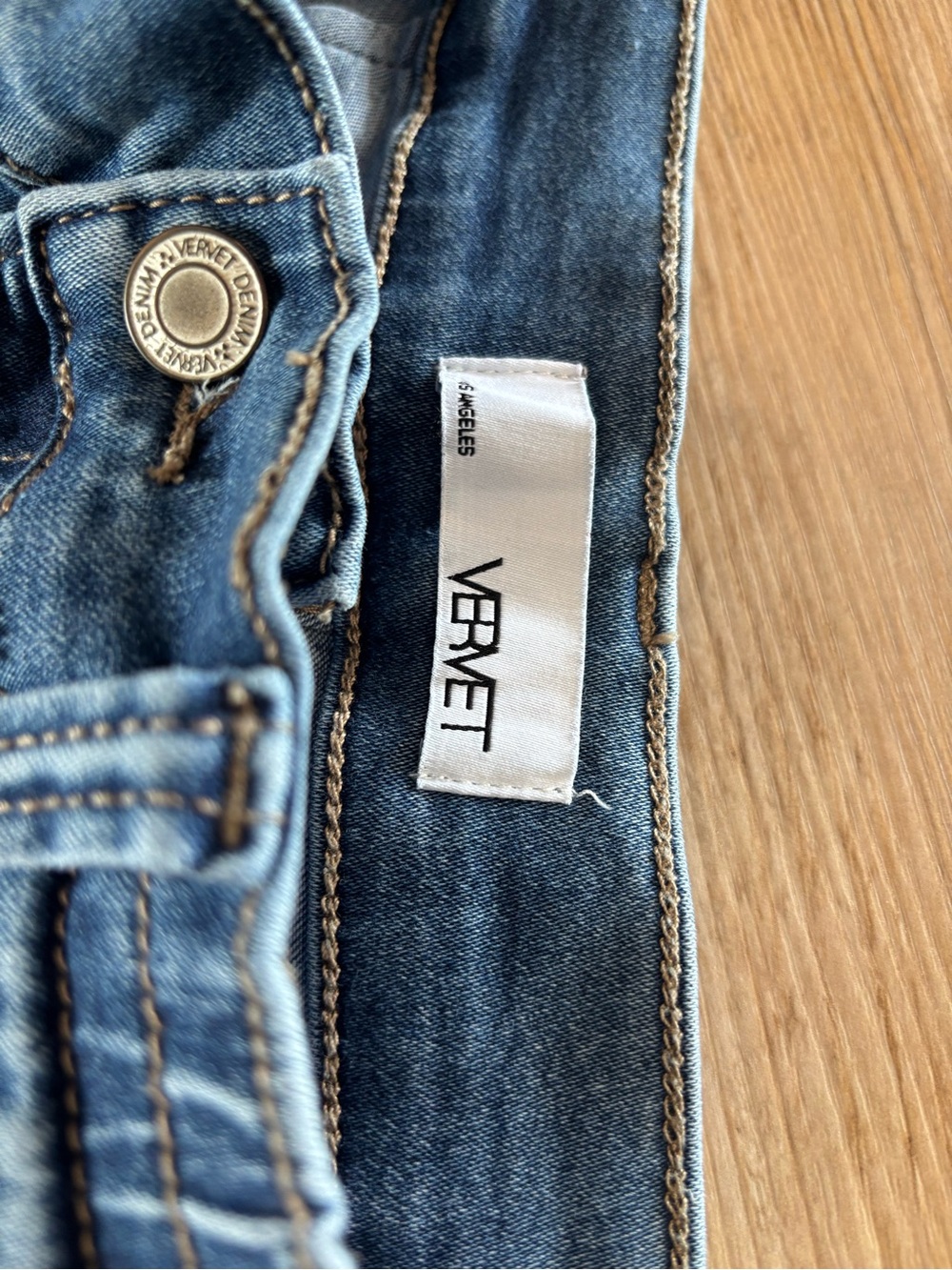 VERVET by Flying Monkey Medium Blue Denim Jeans - Picture 3 of 3